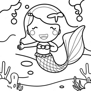 Boy Mermaid Coloring Page 30103-24108