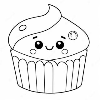 Cute Muffin Coloring Page 30113-24118