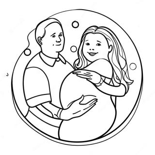 Pregnancy Coloring Pages