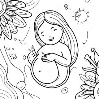 Pregnancy Coloring Page 30123-24128