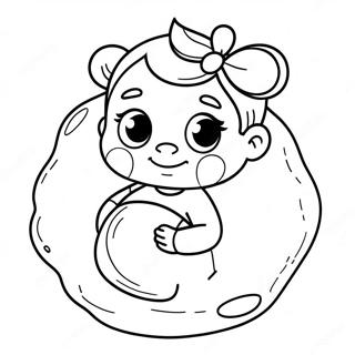 Cute Baby Bump Coloring Page 30124-24129