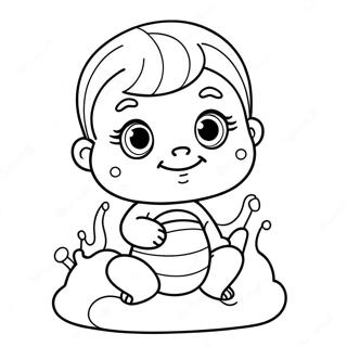 Cute Baby Bump Coloring Page 30124-24132