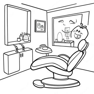 Dentist Office Coloring Page 30143-24142