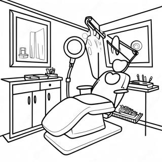 Dentist Office Coloring Page 30143-24143