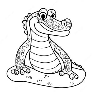 Montgomery Gator Coloring Pages