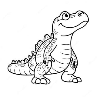 Montgomery Gator Coloring Page 30163-24155