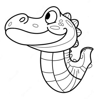 Montgomery Gator Coloring Page 30163-24156