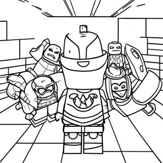 Lego Avengers Coloring Page 3016-2452