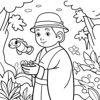 Garten Of Banban 7 Characters Coloring Page 30204-24193