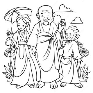 Garten Of Banban 7 Characters Coloring Page 30204-24195