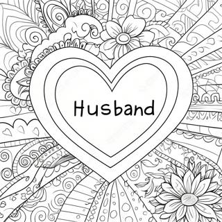 I Love My Husband Coloring Pages