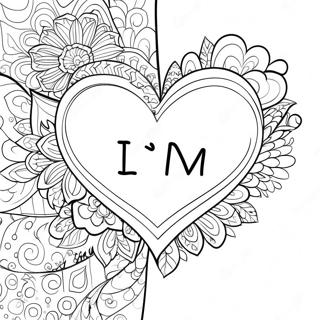 I Love My Husband Heart Coloring Page 30233-24215