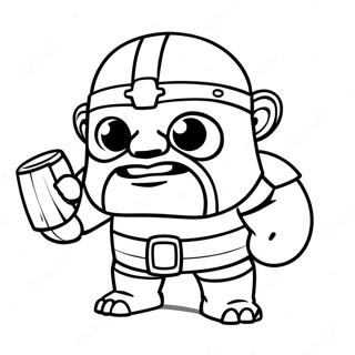 Clash Of Clans Coloring Page 30253-24227