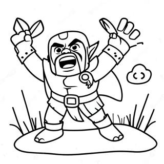 Clash Of Clans Coloring Page 30253-24228