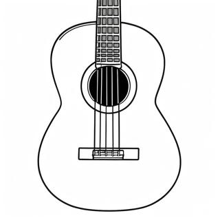 Guitar Coloring Page 3026-2454