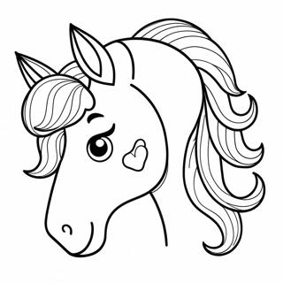 Beautiful Horse Coloring Page 30283-24250