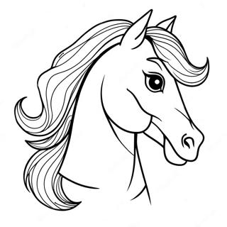 Beautiful Horse Coloring Page 30283-24252