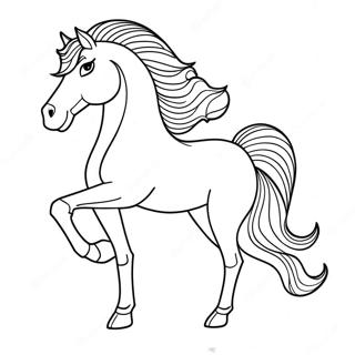 Majestic Stallion Coloring Page 30284-24255