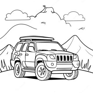 Sporty Suv Adventure Coloring Page 30294-24266