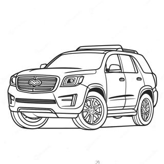 Sporty Suv Adventure Coloring Page 30294-24267