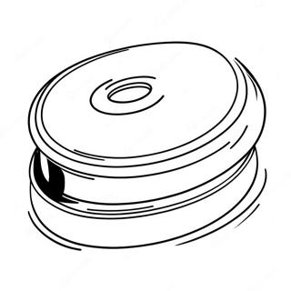 Hockey Puck In Motion Coloring Page 302-252