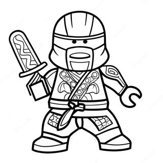 Ninjago Serpentine Warriors Coloring Page 30304-24274