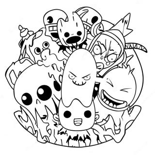 Soul Eater Characters Coloring Page 30313-24277