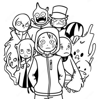 Soul Eater Characters Coloring Page 30313-24279