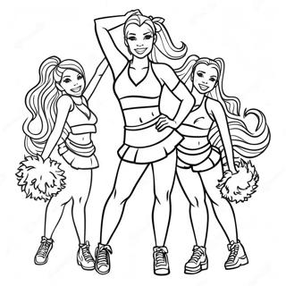 Carolina Panthers Cheerleaders Coloring Page 30344-24306