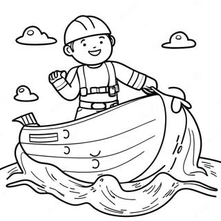 Water Safety Tips Coloring Page 30363-24318