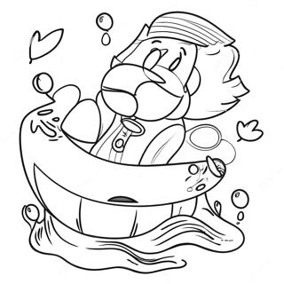 Water Safety Tips Coloring Page 30363-24320