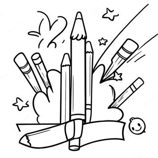 Pencil Coloring Pages