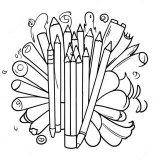 Pencil Coloring Page For Kids 30393-24338