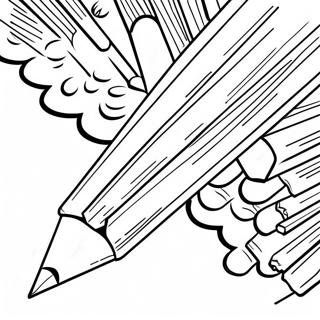 Pencil Coloring Page For Kids 30393-24340