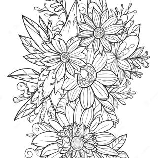 Colorful Pencil Drawing Coloring Page 30394-24354