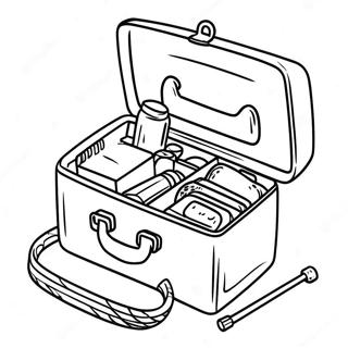 First Aid Kit Coloring Page 30413-24364