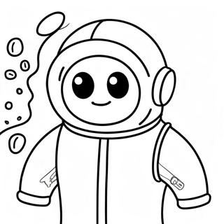 Among Us Colorful Crewmate Coloring Page 30443-24384