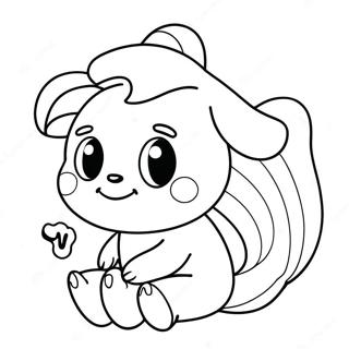 Cute Sticker Coloring Pages