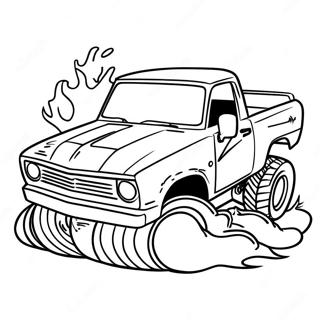 Demolition Derby Car Outline Coloring Page 30493-24422