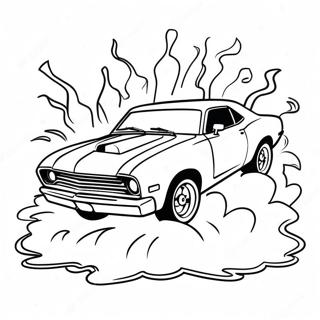 Explosive Demolition Derby Car Coloring Page 30494-24428