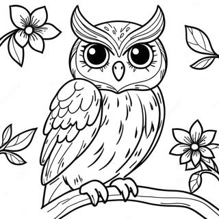 Finished Owl Coloring Page 30523-24445