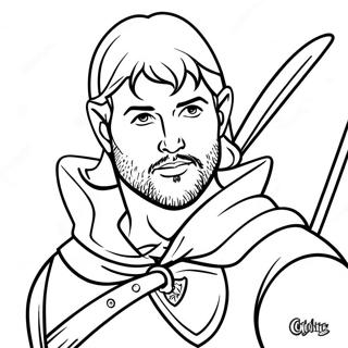 Robin Hood Coloring Page 30543-24458