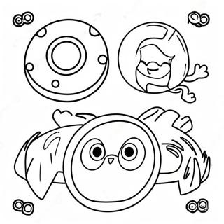 Colorful Wild Kratts Creature Power Discs Coloring Page 30554-24473