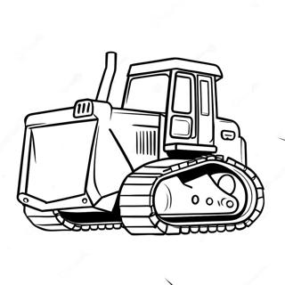 Bulldozer Coloring Pages