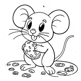 If You Give A Mouse A Cookie Coloring Page 3056-2480