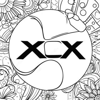 Xbox Logo Coloring Page 30573-24481