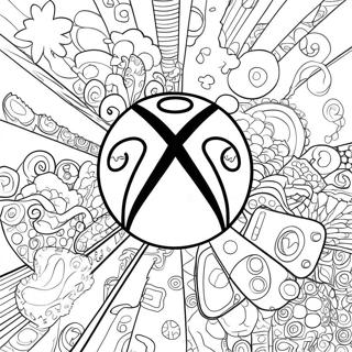 Xbox Logo Coloring Page 30573-24483