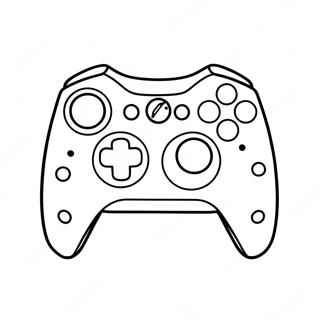 Cute Xbox Controller Coloring Page 30574-24489