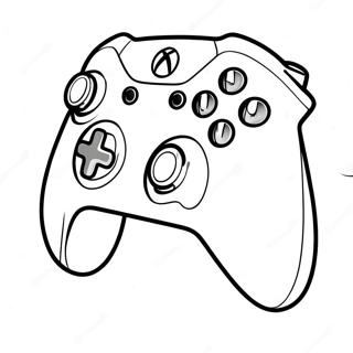 Cute Xbox Controller Coloring Page 30574-24490