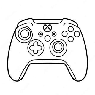 Cute Xbox Controller Coloring Page 30574-24491